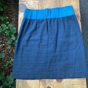 Loeffler Randall Linen-blend skirt